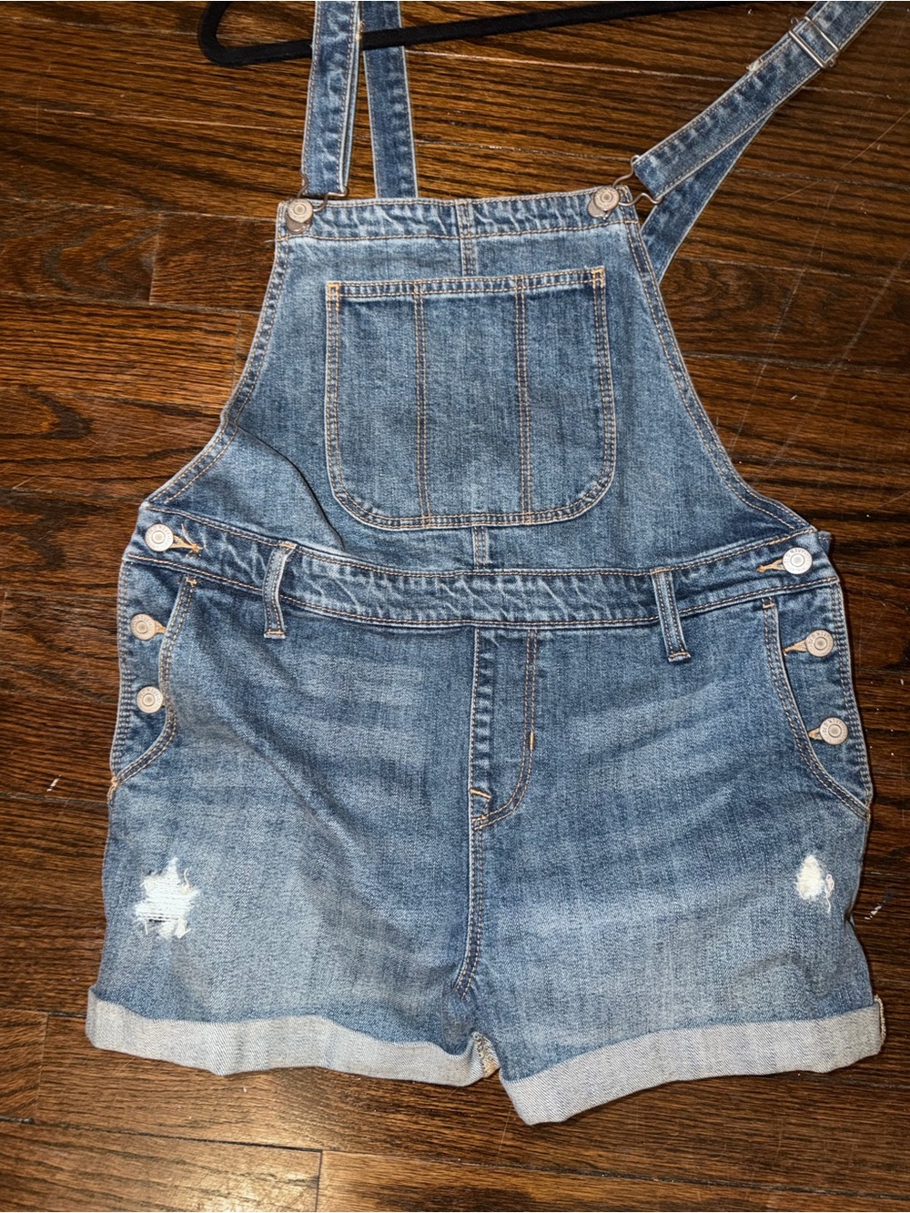 Old Navy Denim Short Overalls - Blue Jean